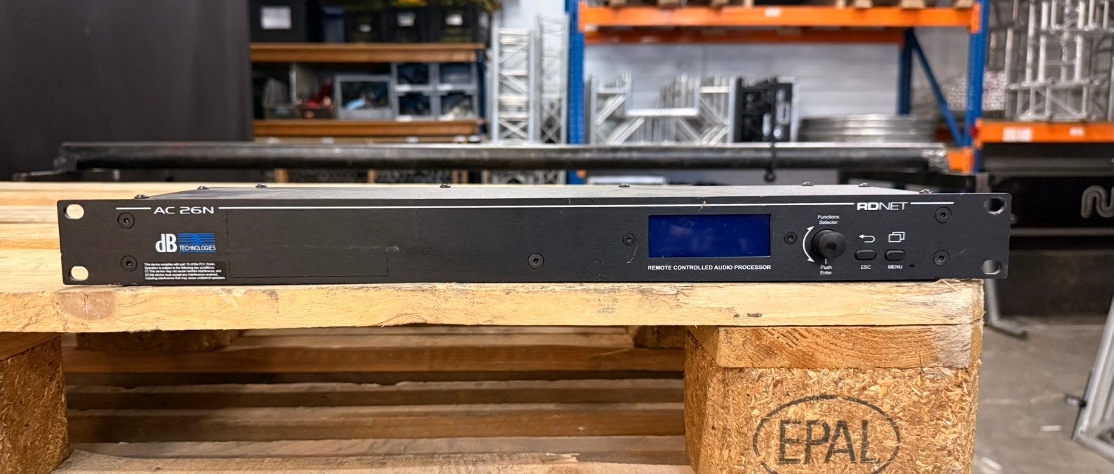 dB Technologies AC 26N RDNet Audio Processor, Ophalen of Verzenden, Gebruikt, Audio