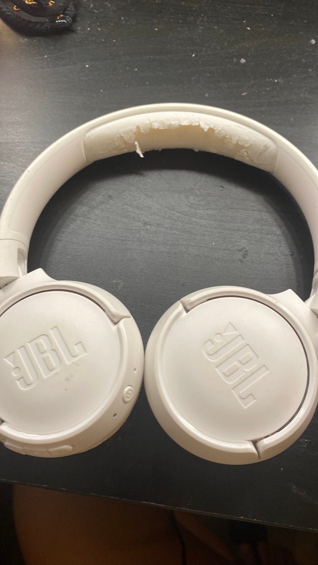 JBL Tune 500BT draadloze on-ear koptelefoon - Wit (defect), Audio, Tv en Foto, Koptelefoons, Gebruikt, On-ear, JBL, Wit, Bluetooth