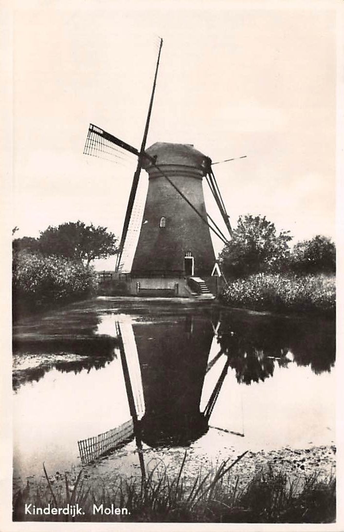 Kinderdijk Molen, Ophalen of Verzenden, Ongelopen, Zuid-Holland