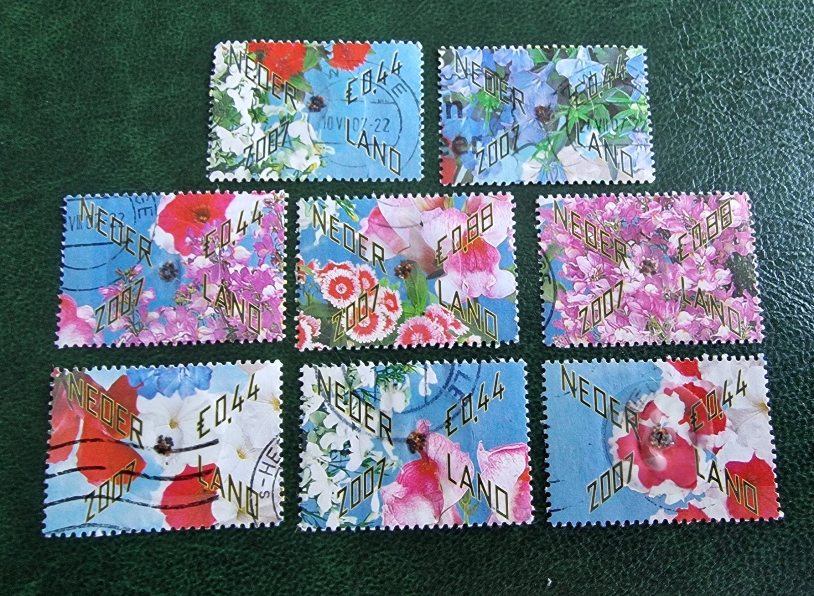 kv1310 Nederlandse postzegels 2007 - Bloemen (gestempeld), Postzegels en Munten, Ophalen of Verzenden, Na 1940, Gestempeld