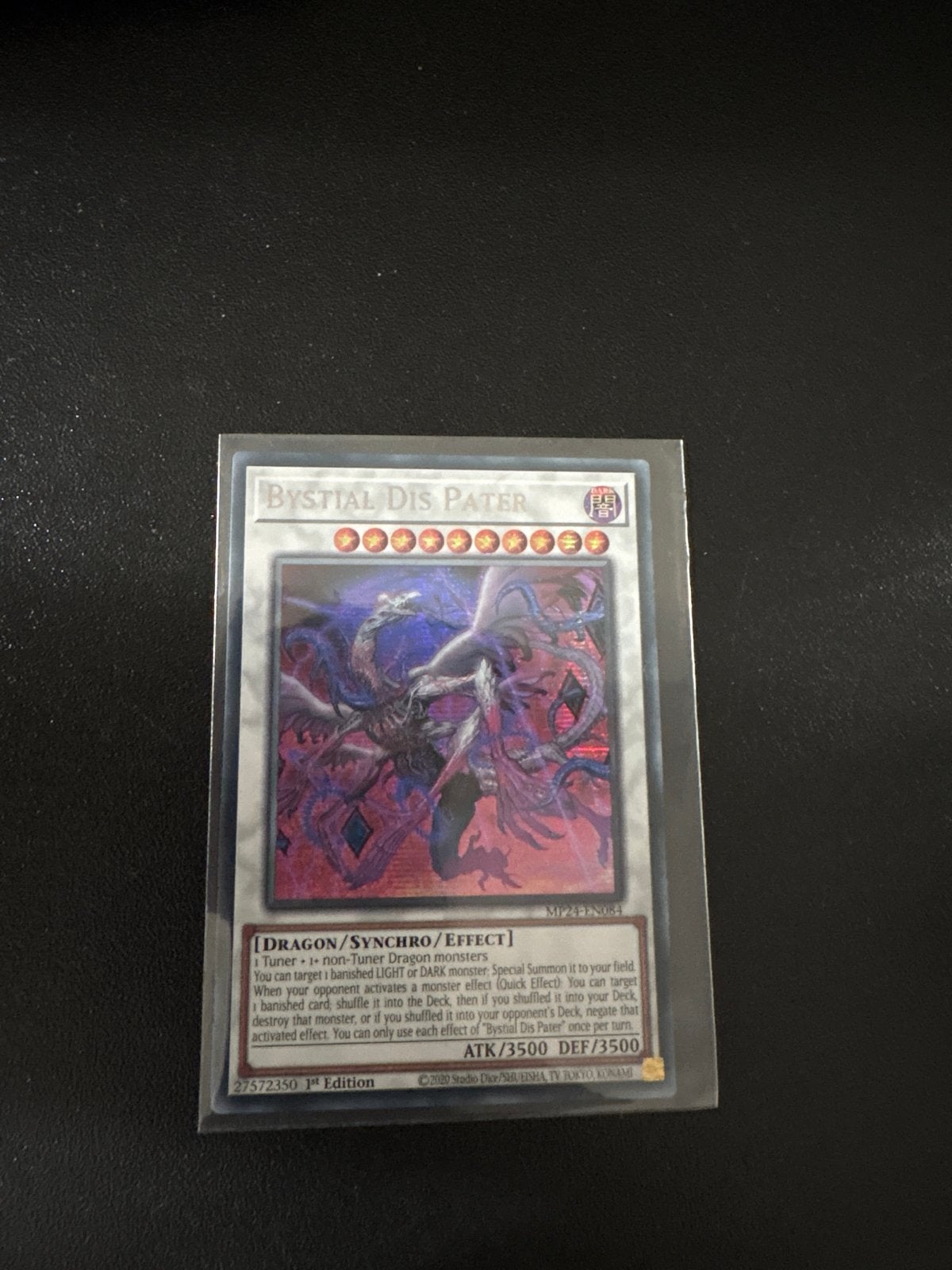 Yu-Gi-Oh! Bystial Dis Pater - MP23-EN083 1st Edition, Ophalen, Nieuw, Losse kaart