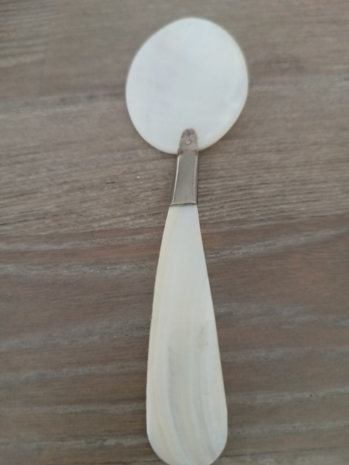 Antieke parelmoeren lepel, Ophalen of Verzenden