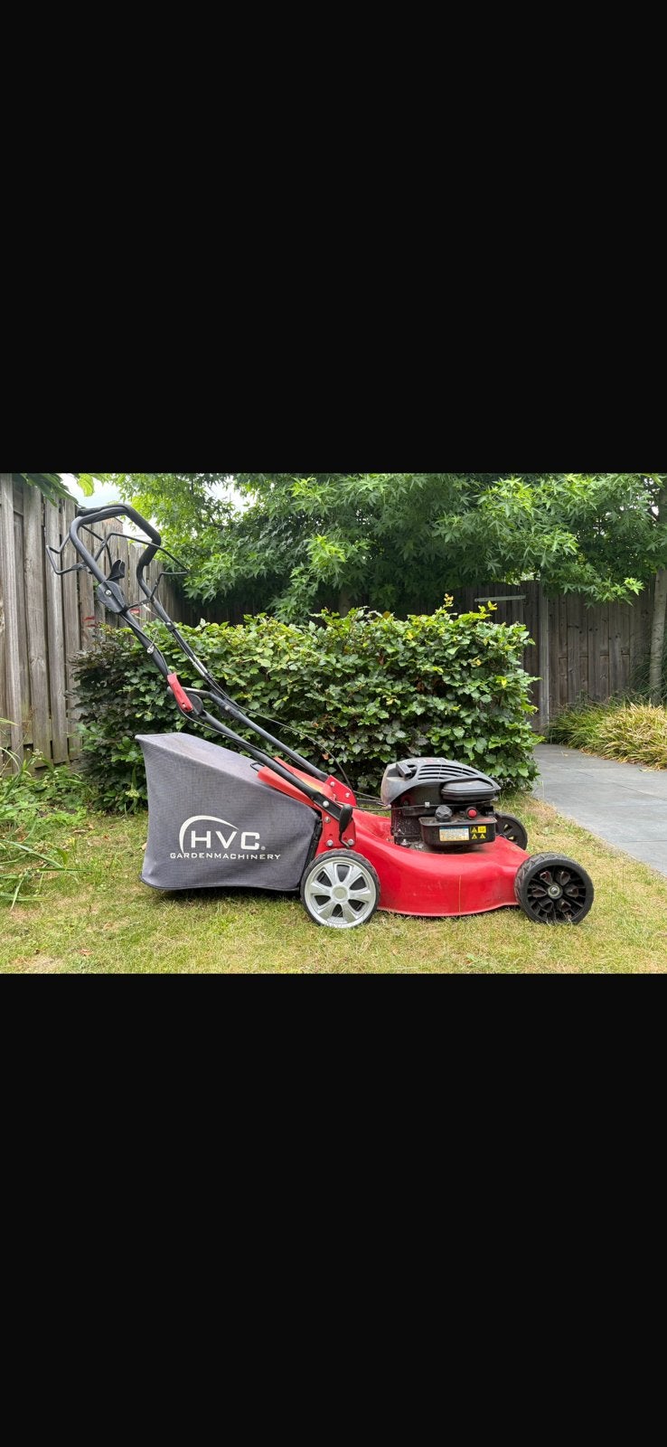 Benzine maaier HVC BM461SB, Tuin en Terras, Ophalen, Gebruikt