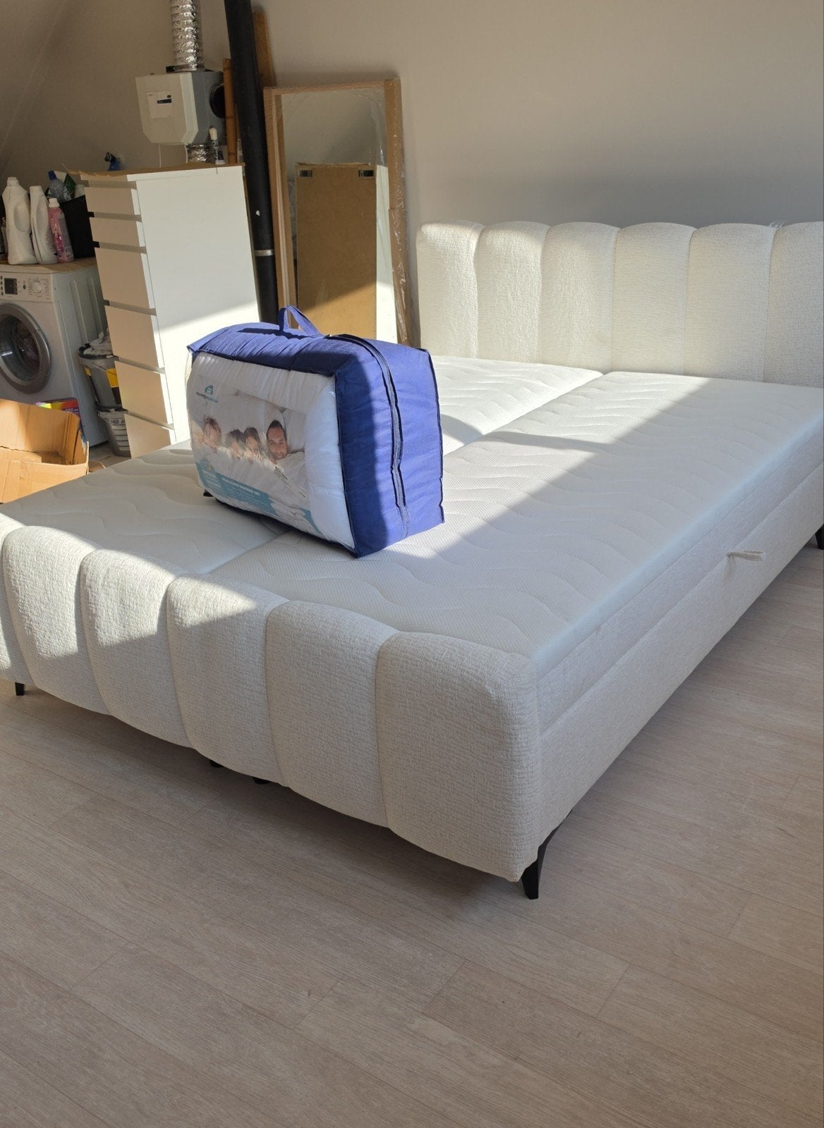 laminaat leggen, Ophalen, Nieuw, Eenpersoons, 90 cm