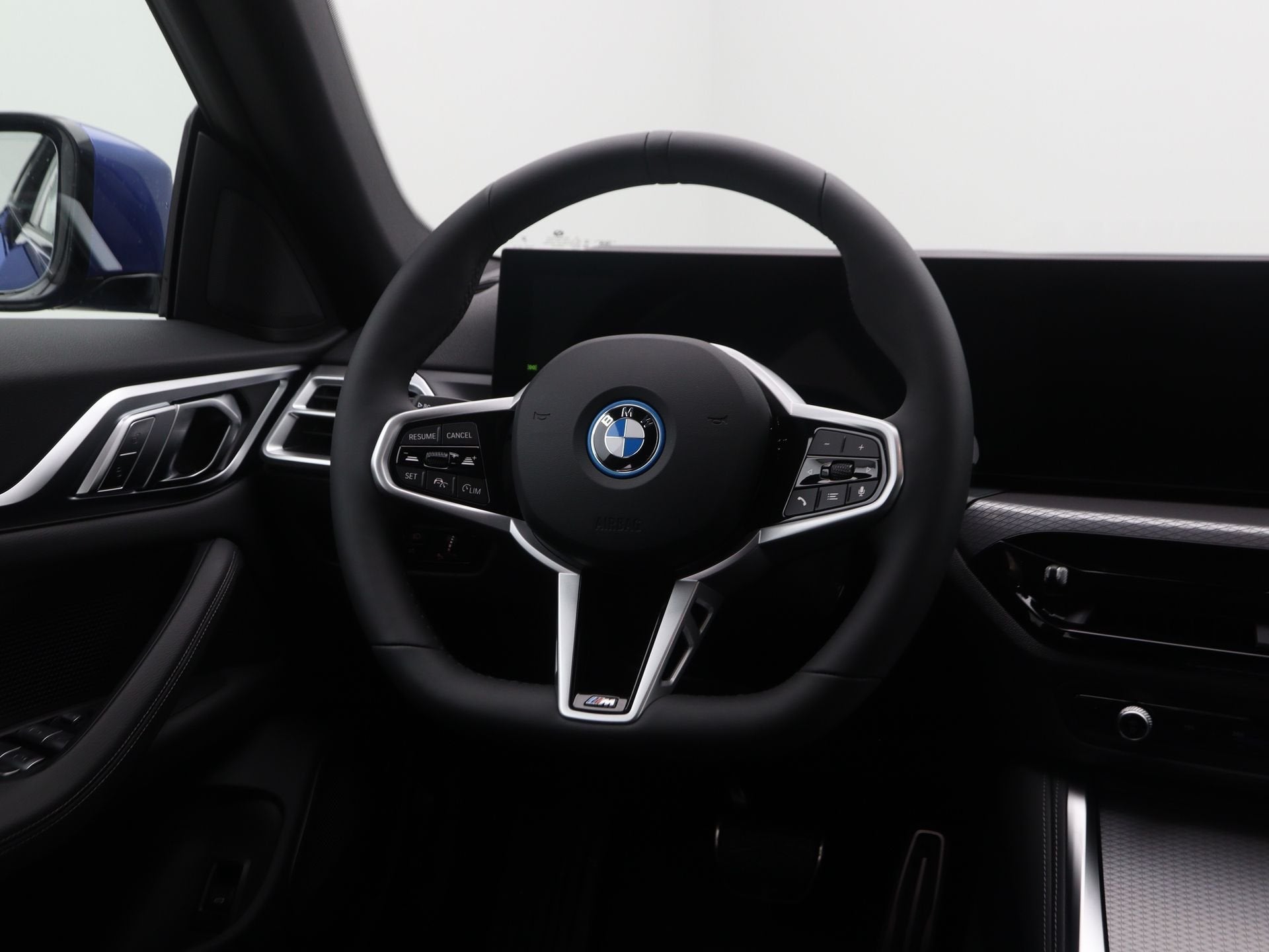 BMW i4 eDrive35 M Sport Edition 70 kWh (bj 2026, automaat), Achterwielaandrijving, Zwart, Met garantie (alle), Blauw