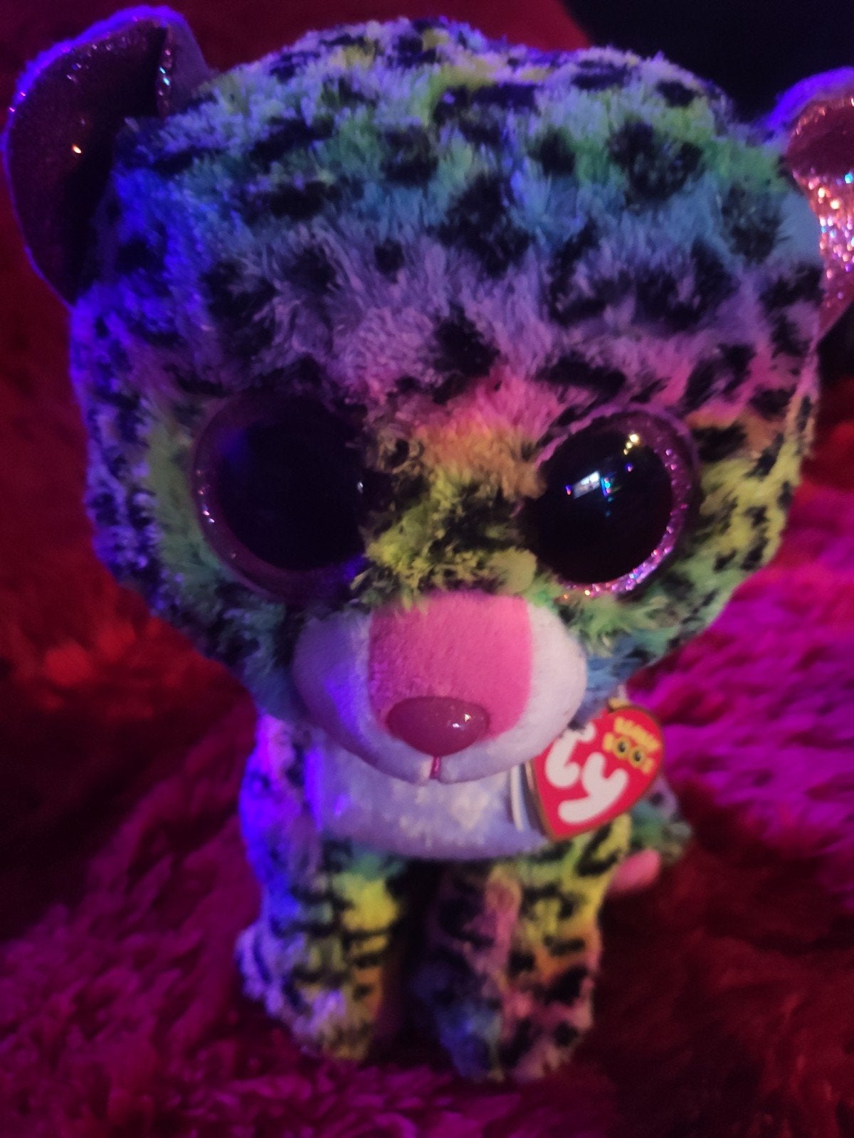 Ty Beanie Boo regenboog luipaard knuffel – met label, Ophalen of Verzenden, Nieuw, Overige typen, Middelgroot (20 tot 80 cm)