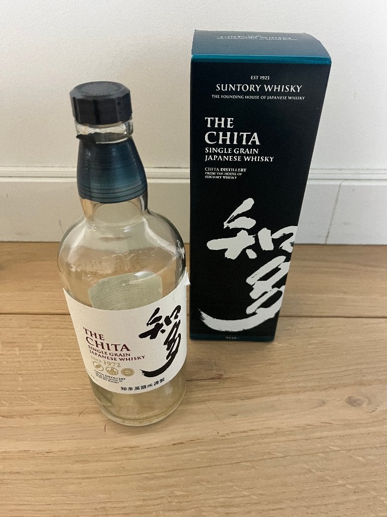 Fles the chita japanese whisky LEEG, Ophalen of Verzenden, Zo goed als nieuw, Overige typen