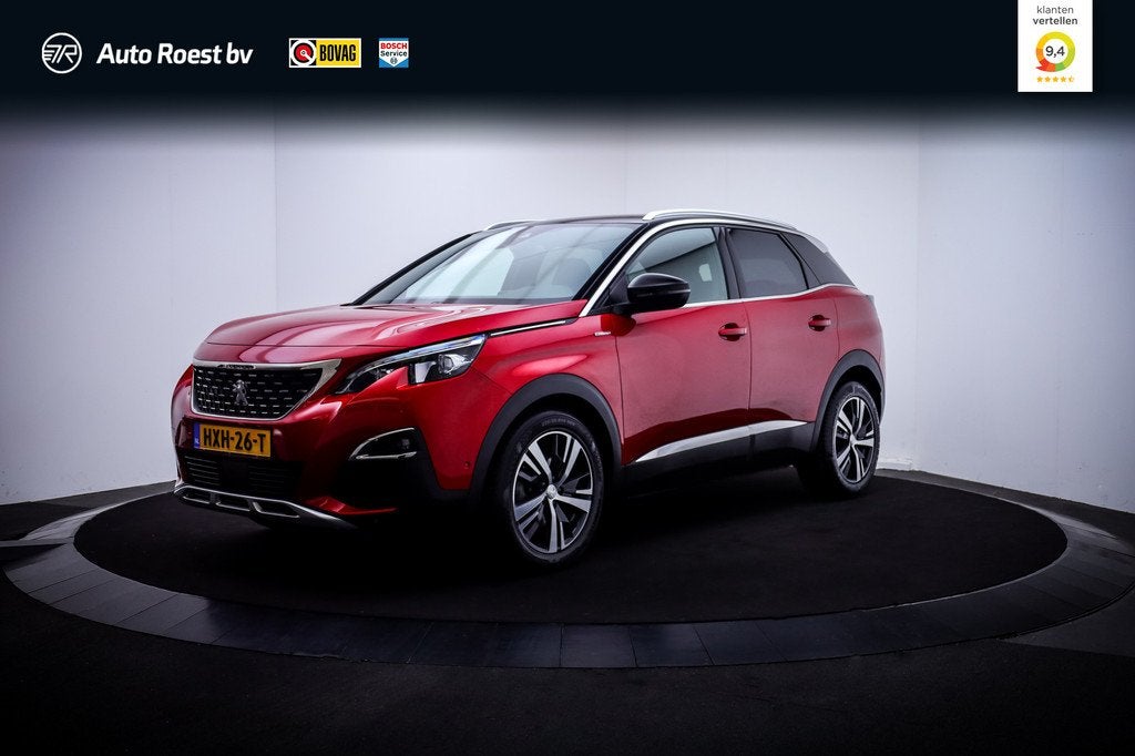 Peugeot 3008 1.2T GT-Line Avantage FULL LED | 360 CAMERA | 1, Parkeersensor, Gebruikt, 1199 cc, Leder en Stof