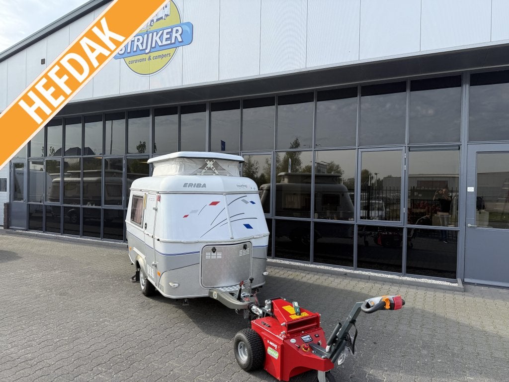 Eriba Puck 120 GT Langslaper maar 650 KG max Bovag 2025 !!, Caravans en Kamperen, Standaardzit, Tot en met 2, Bedrijf, 2 aparte bedden