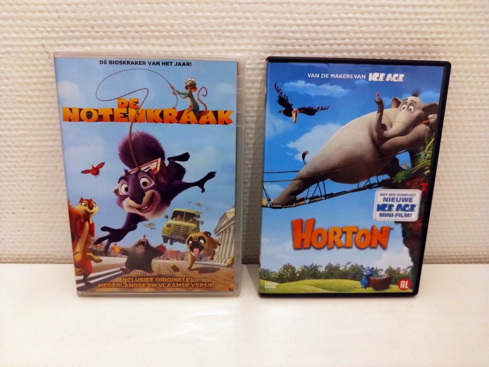 De Notenkraak & Horton DVD's - Animatie voor het hele gezin, Gebruikt, Tekenfilm, Ophalen of Verzenden, Alle leeftijden