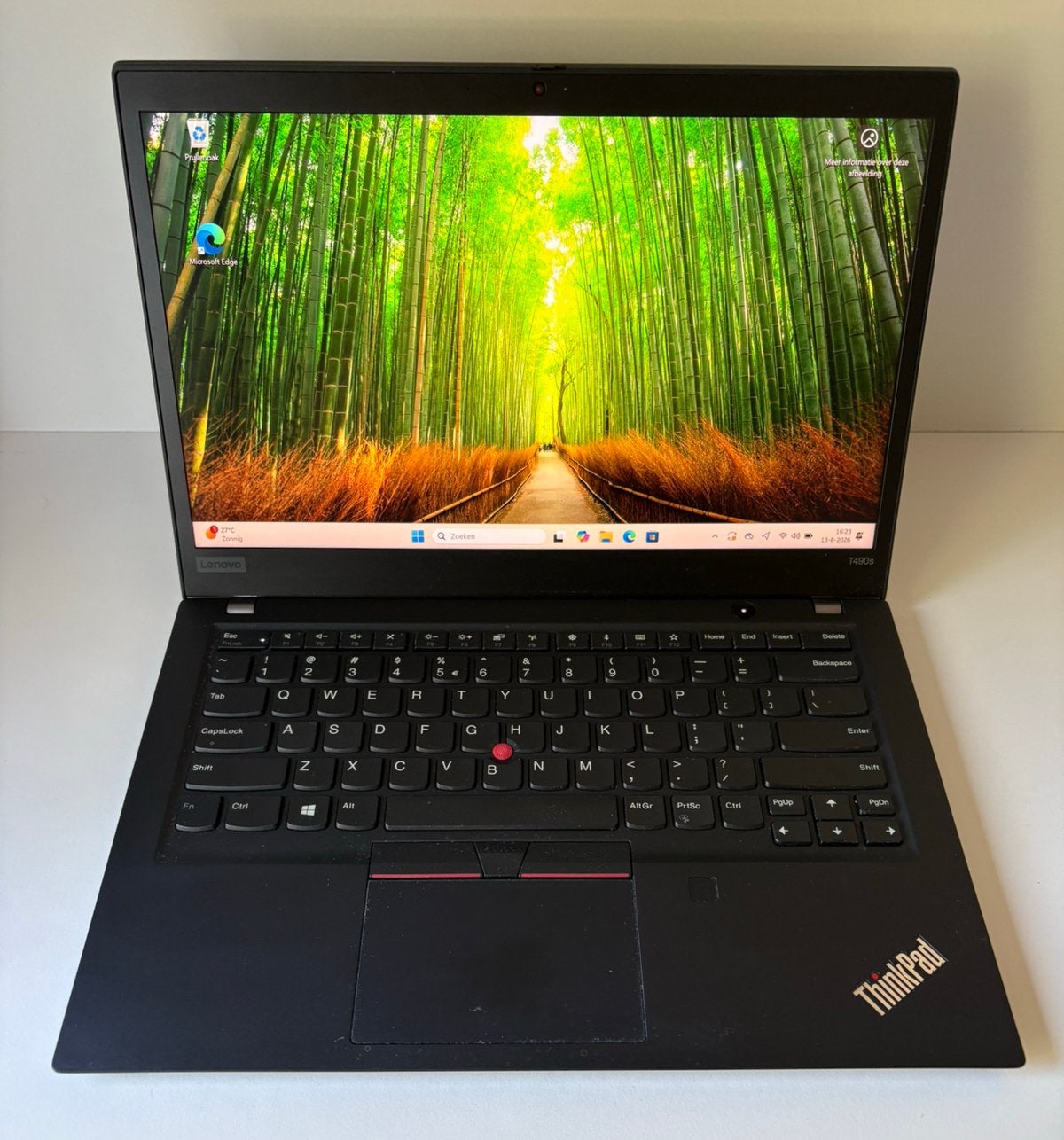 Lenovo Thinkpad T490s win 11 pro, Computers en Software, Windows Laptops, 2 tot 3 Ghz, Qwerty, 8 GB, Refurbished