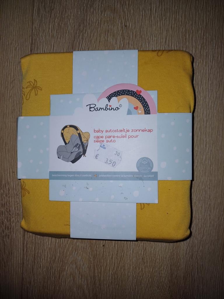 Nieuwe Bambino Maxi-Cosi Zonnekap - Okergeel Palmbomen, Ophalen of Verzenden, Nieuw, 0 t/m 13 kg, Maxi-Cosi