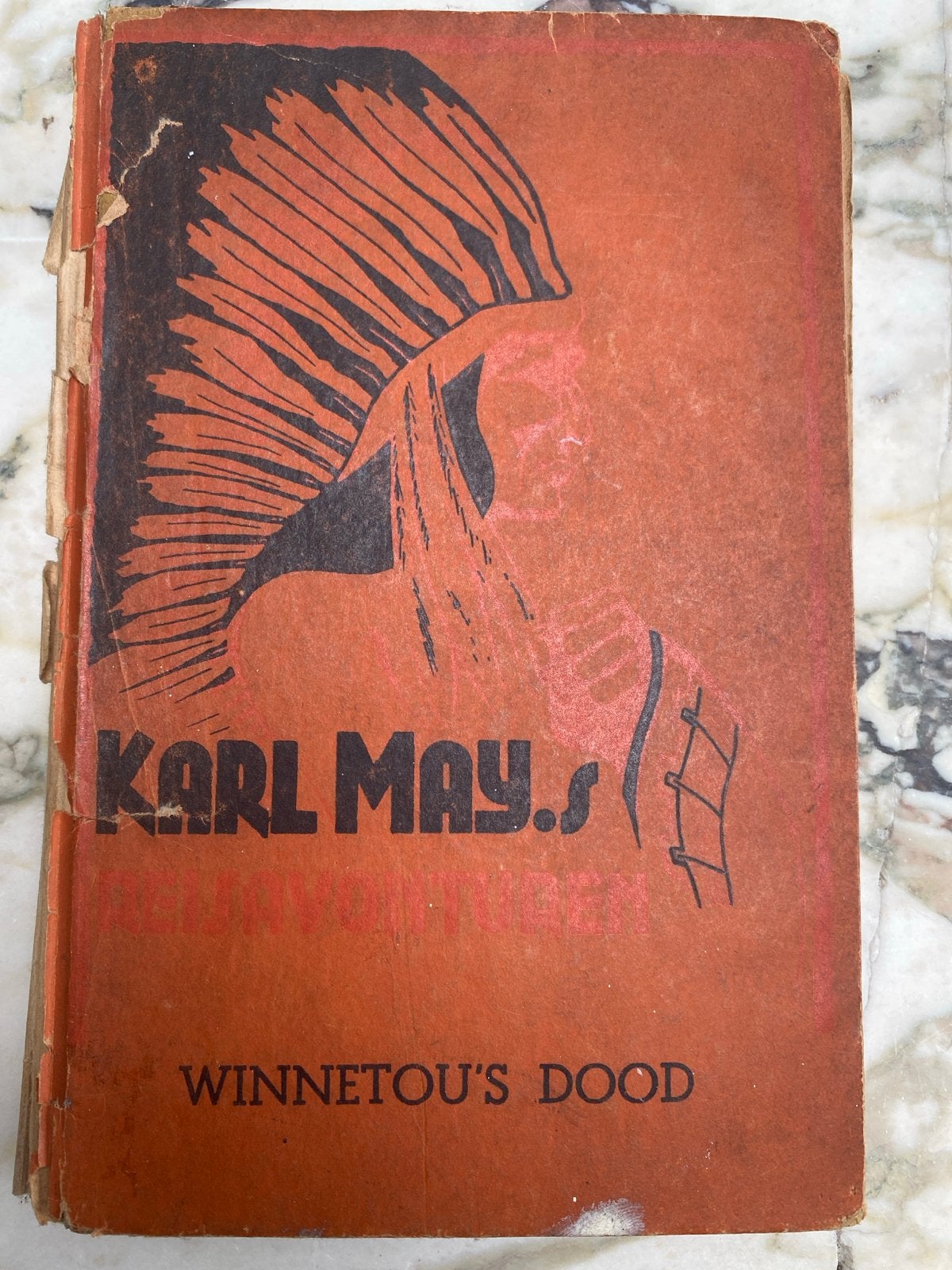 Karl May - Winnetou's Dood (Oud Boek), Ophalen of Verzenden, Gelezen