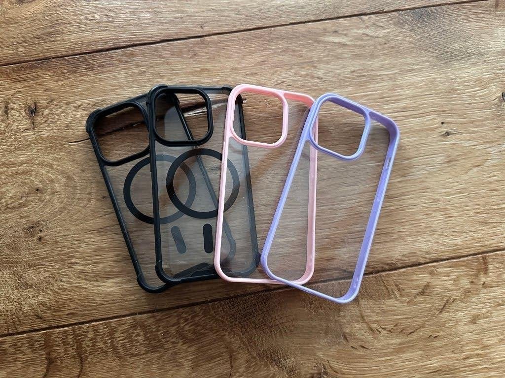 4x iPhone 14 Pro hoesjes – transparant & MagSafe, IPhone 14 Pro, Hoesje of Tasje, Ophalen of Verzenden, MagSafe