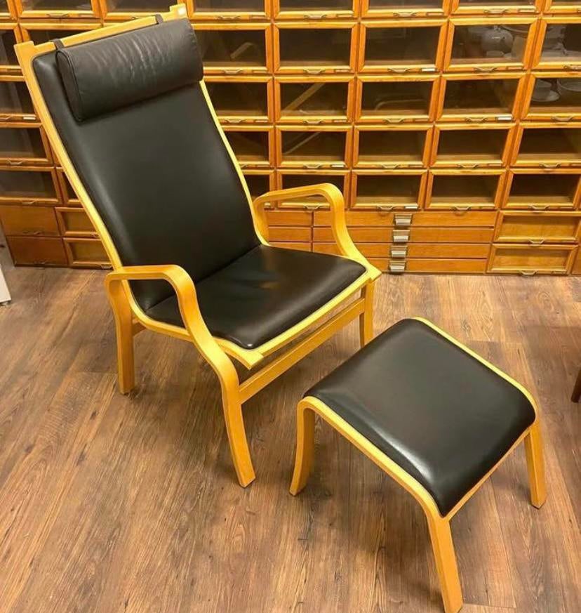 Finn Ostergaard fauteuil deens design, Ophalen, Zo goed als nieuw, 75 tot 100 cm, 50 tot 75 cm