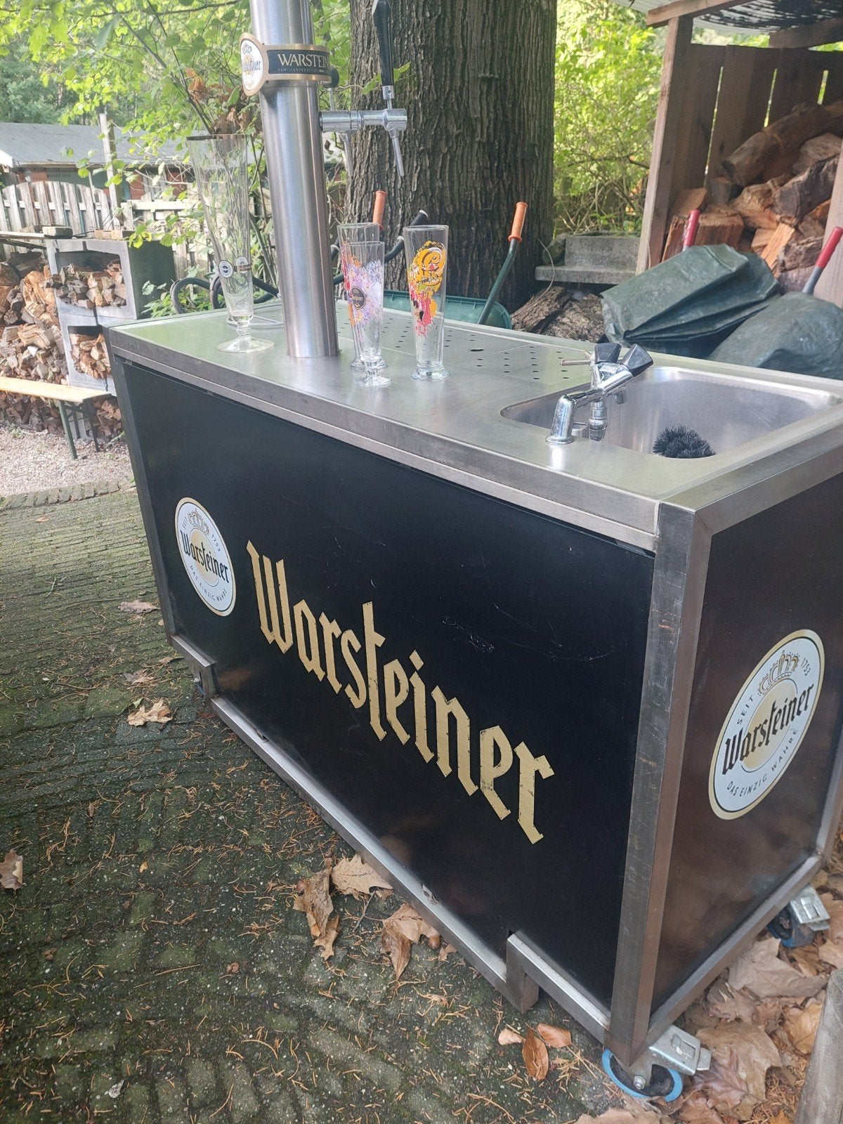 PRACHTIGE PROF/MOBILE TAP DUBBEL AANSLUITINGEN  KOELING L, Ophalen, Gebruikt, Overige merken