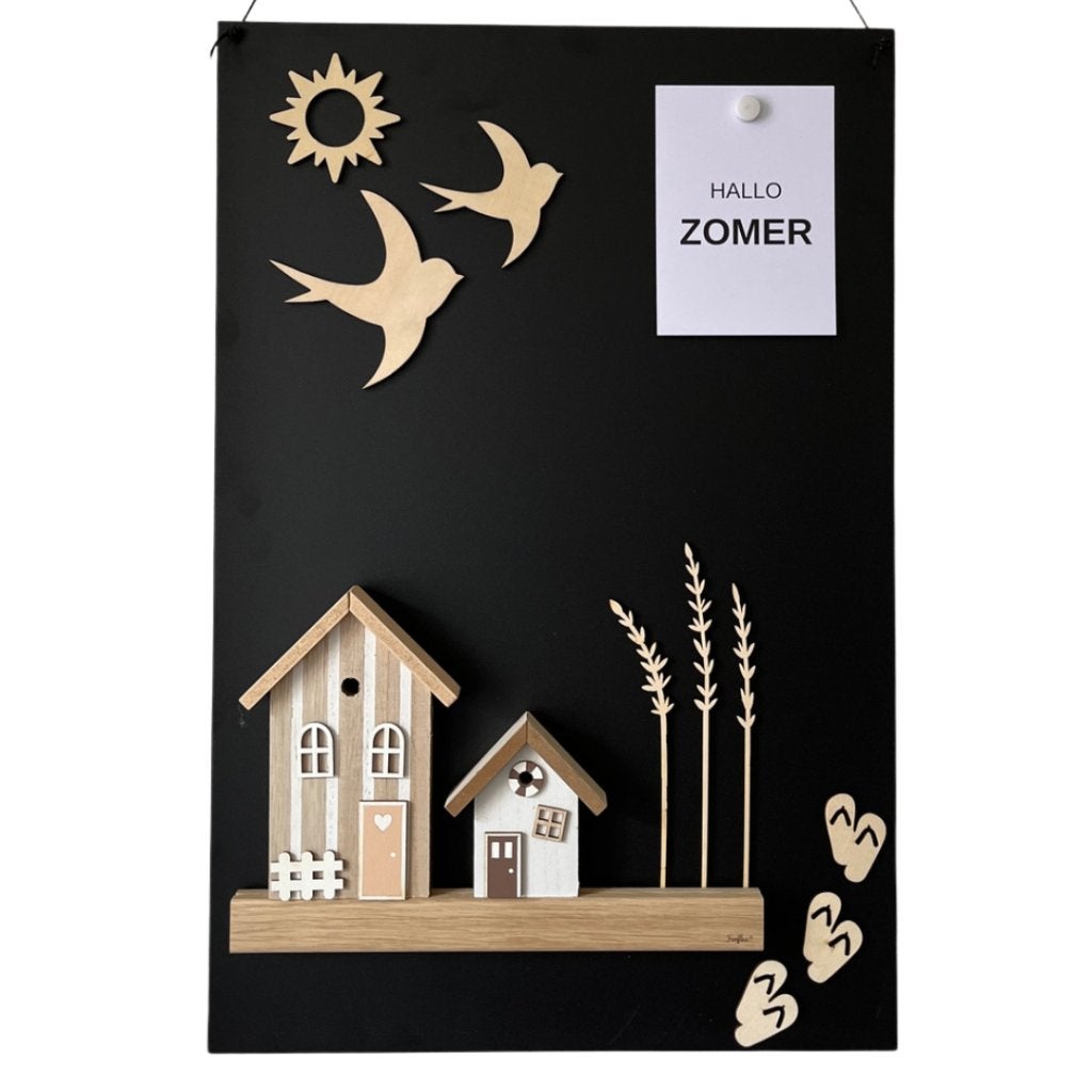 Magneetbord zwart 60 x 40cm, Ophalen of Verzenden, Nieuw, Magneetbord