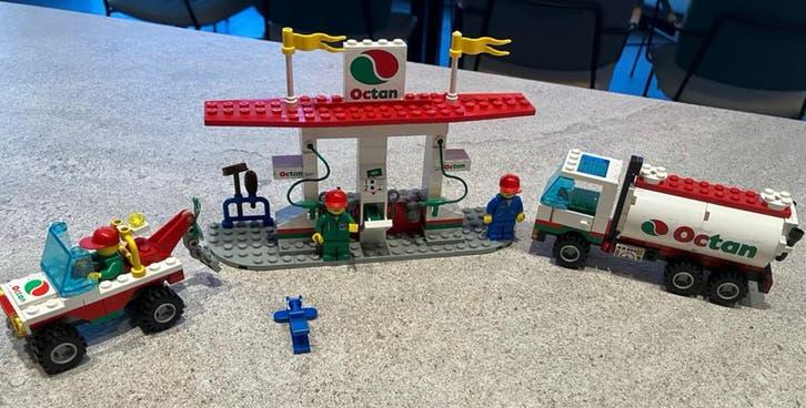 Lego sets Octan benzinestation, heli, racer en victory cup, Ophalen of Verzenden, Zo goed als nieuw