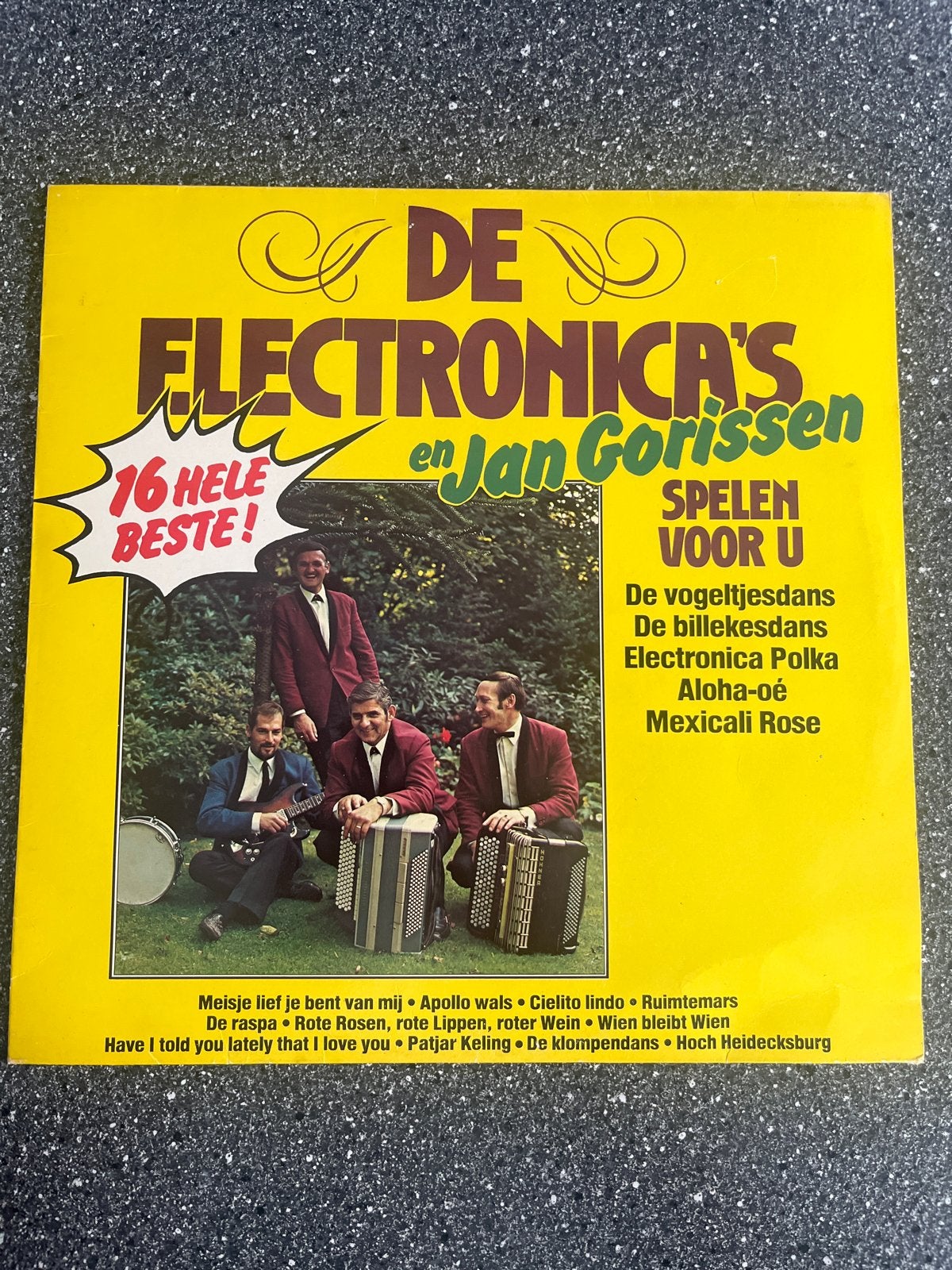 De Electronica's en Jan Gorissen - 16 Hele Beste! LP, Ophalen, LP, Gebruikt, Complilatie