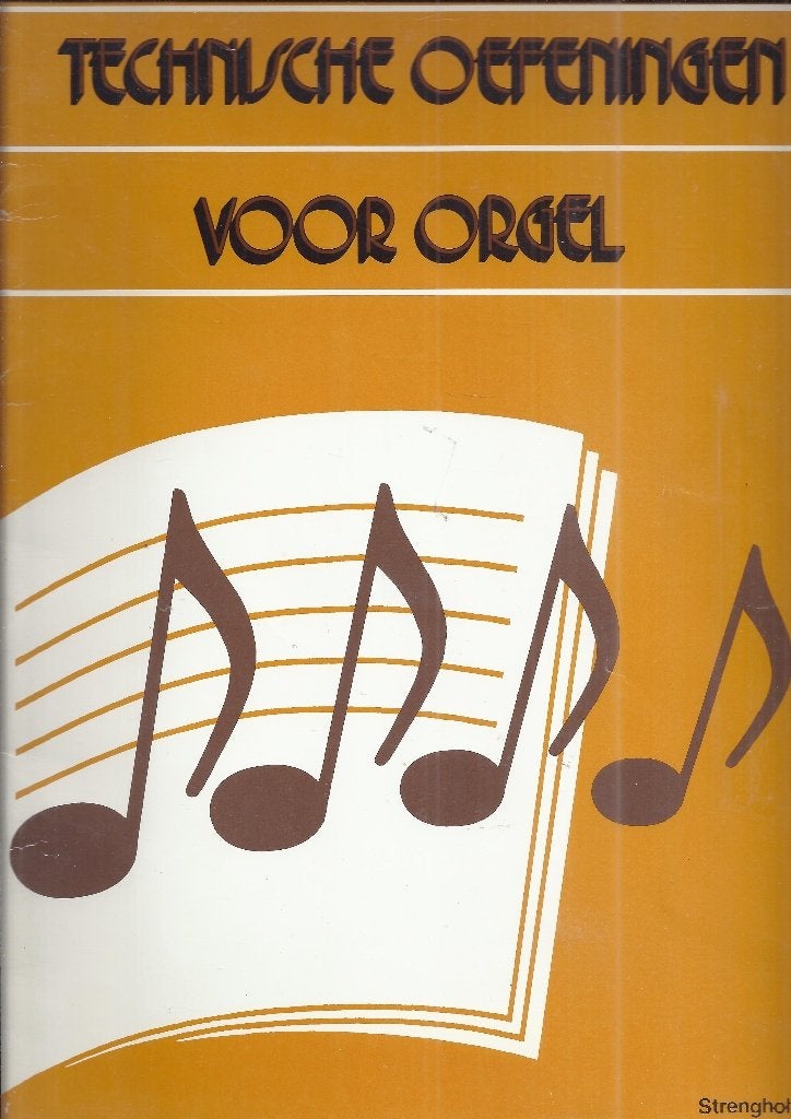 Bo1960 bladmuziek voor orgel -technische oefeningen., Orgel, Gebruikt, Klassiek, Ophalen of Verzenden