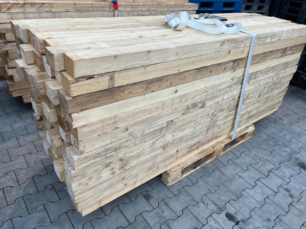Te koop partij stevige houten balken 75x100 dak wand vloer, Ophalen of Verzenden, Zo goed als nieuw, 250 cm of meer, Balken