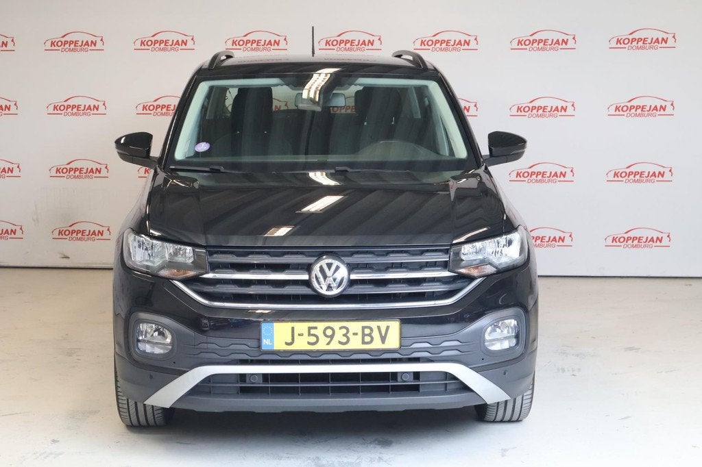 Volkswagen T-Cross 1.0 TSI Life Business NL auto, Appconnect, Auto's, Volkswagen, 95 pk, 620 kg, Zwart, Origineel Nederlands