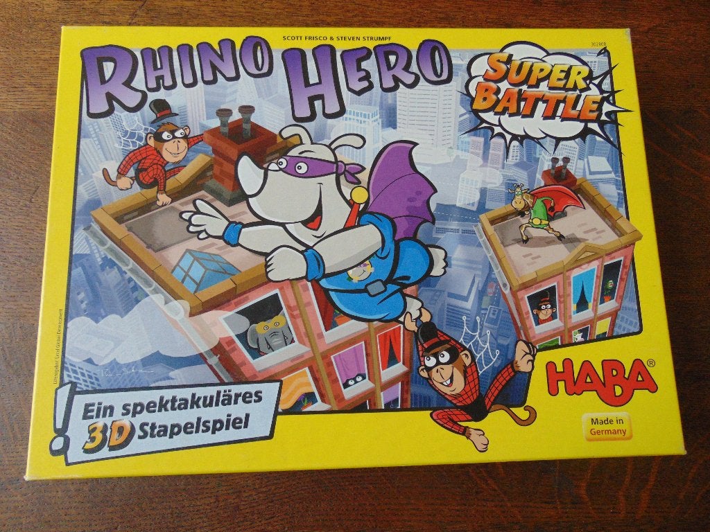 Rhino Hero Spel van Haba, Een of twee spelers, Ophalen of Verzenden, Zo goed als nieuw, HABA