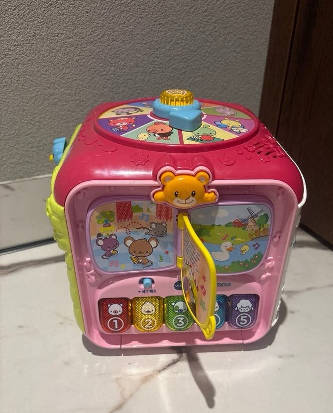 VTech activiteiten kubus - met licht en geluid, Ophalen, Zo goed als nieuw, Overige typen, Met licht