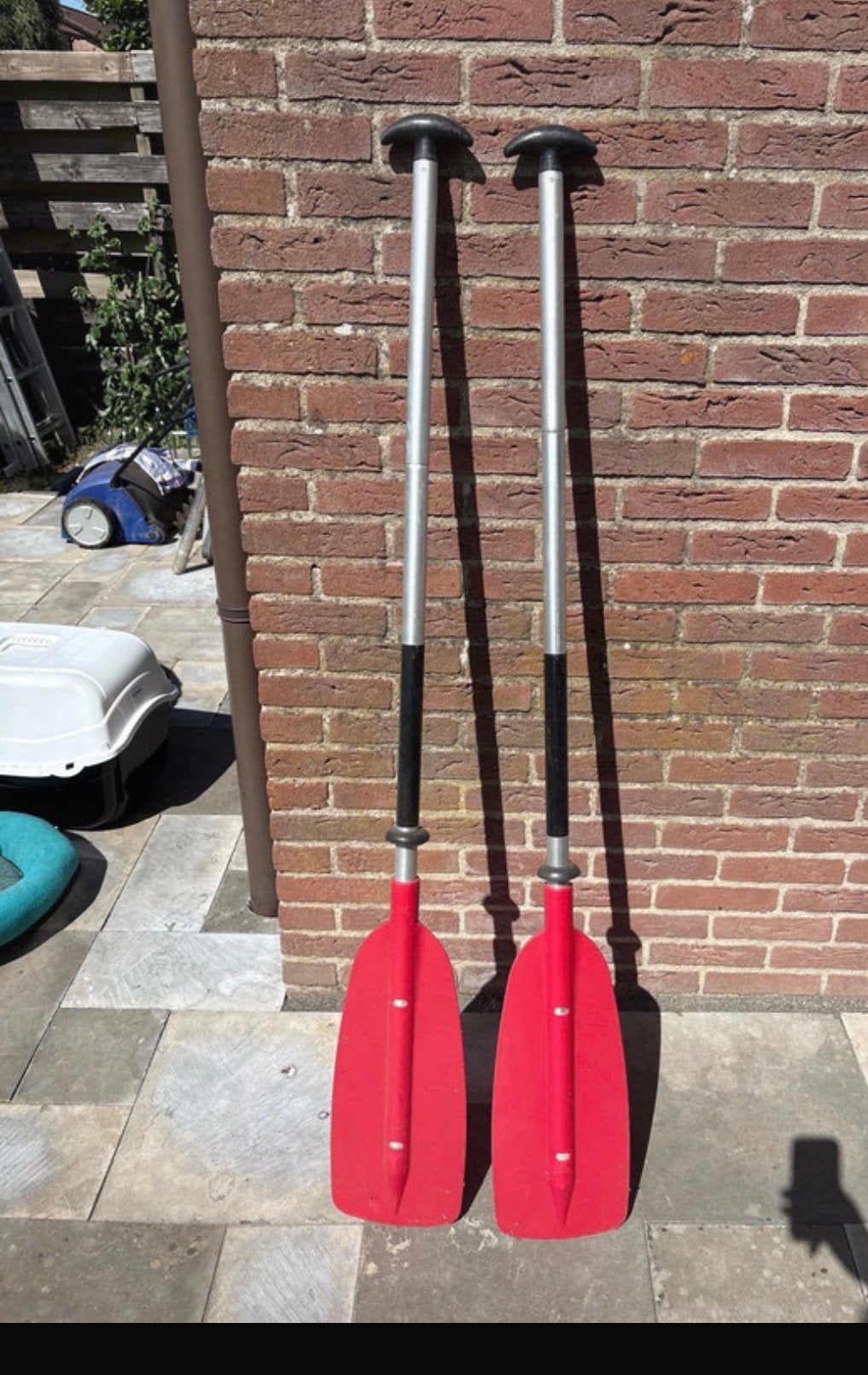 2x Bravo DPR 107 aluminium kajak peddels roei kajakpeddel, Watersport en Boten, Ophalen, Zo goed als nieuw