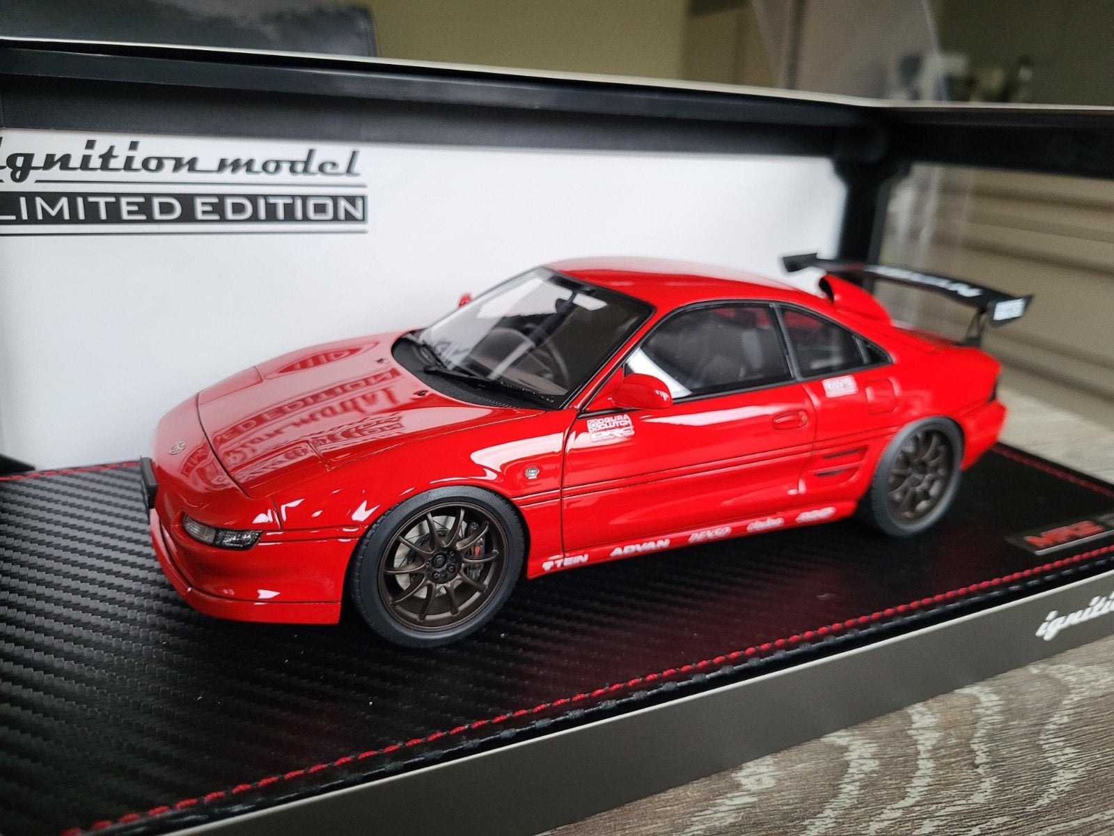 Toyota MR2 sw20 ignition models schaal 1:18, Ophalen of Verzenden, Zo goed als nieuw, Overige merken