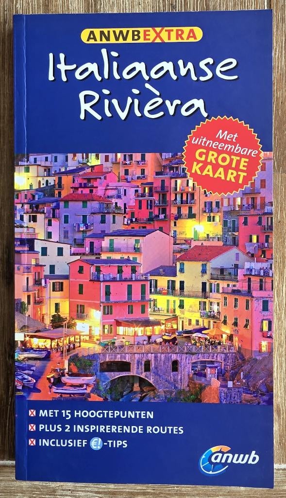 ANWB Extra Italiaanse Riviera - oa. Cinque Terre Portofino, Boeken, Reisgidsen, ANWB, Europa, Ophalen of Verzenden, Zo goed als nieuw