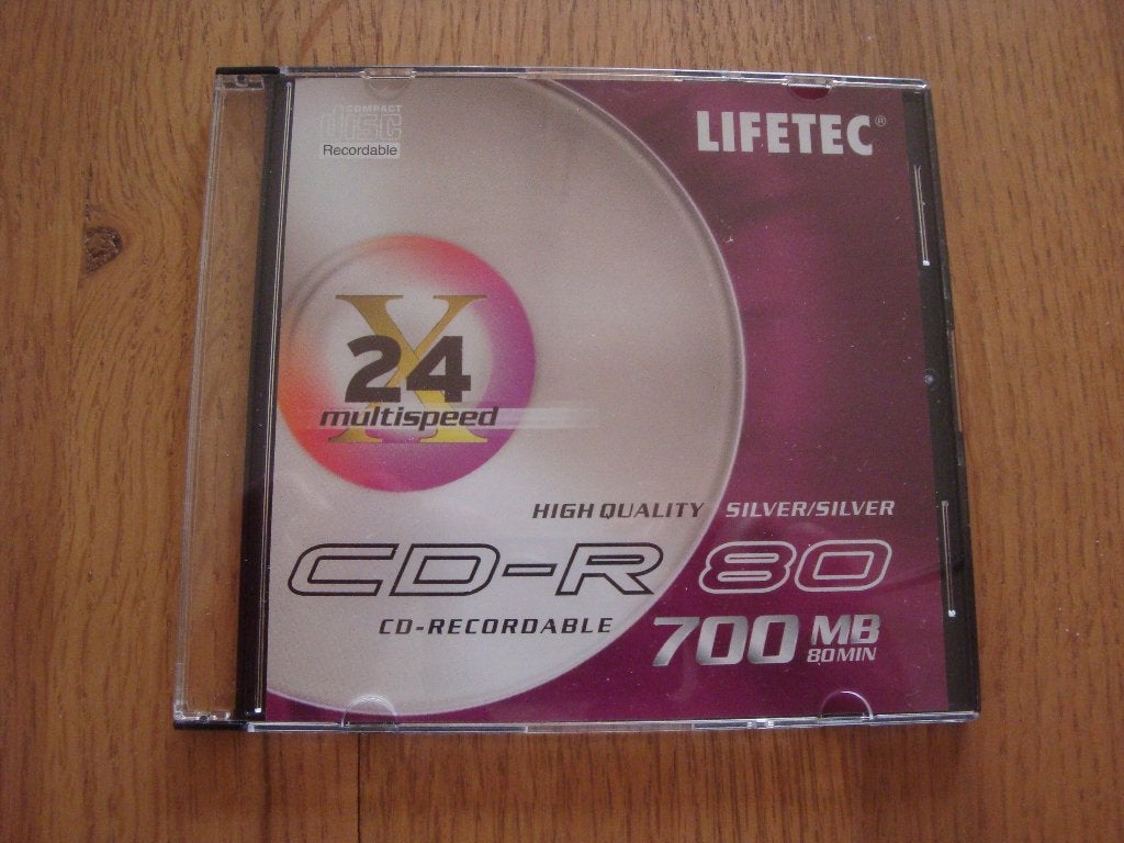 10 x CD recordable Lifetec CD-R 700 MB 24 multispeed nieuw, Ophalen of Verzenden, Nieuw, Overige typen, Lifetec, Maxell en Philips
