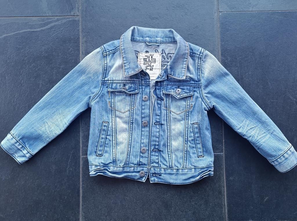 Spijkerjas / spijkerjack maat 110, Tumble 'n Dry, Ophalen of Verzenden, Zo goed als nieuw, Jongen