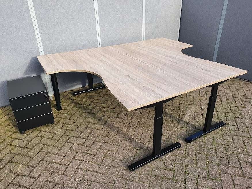 Nieuwe TS hoekbureau, div maten en kleuren, Huis en Inrichting, Bureaus, VST, Hoekbureau, Info@vstkantoormeubilair.nl, 200 cm