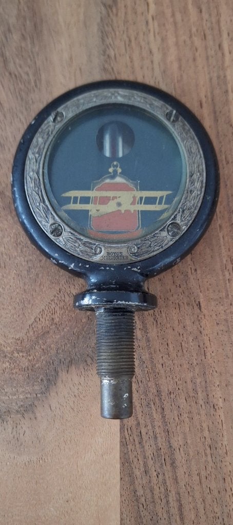 Boyce Moto Meter van een Packard car uit de 20'r/30'r jaren., Ophalen of Verzenden, Gebruikt, Auto's
