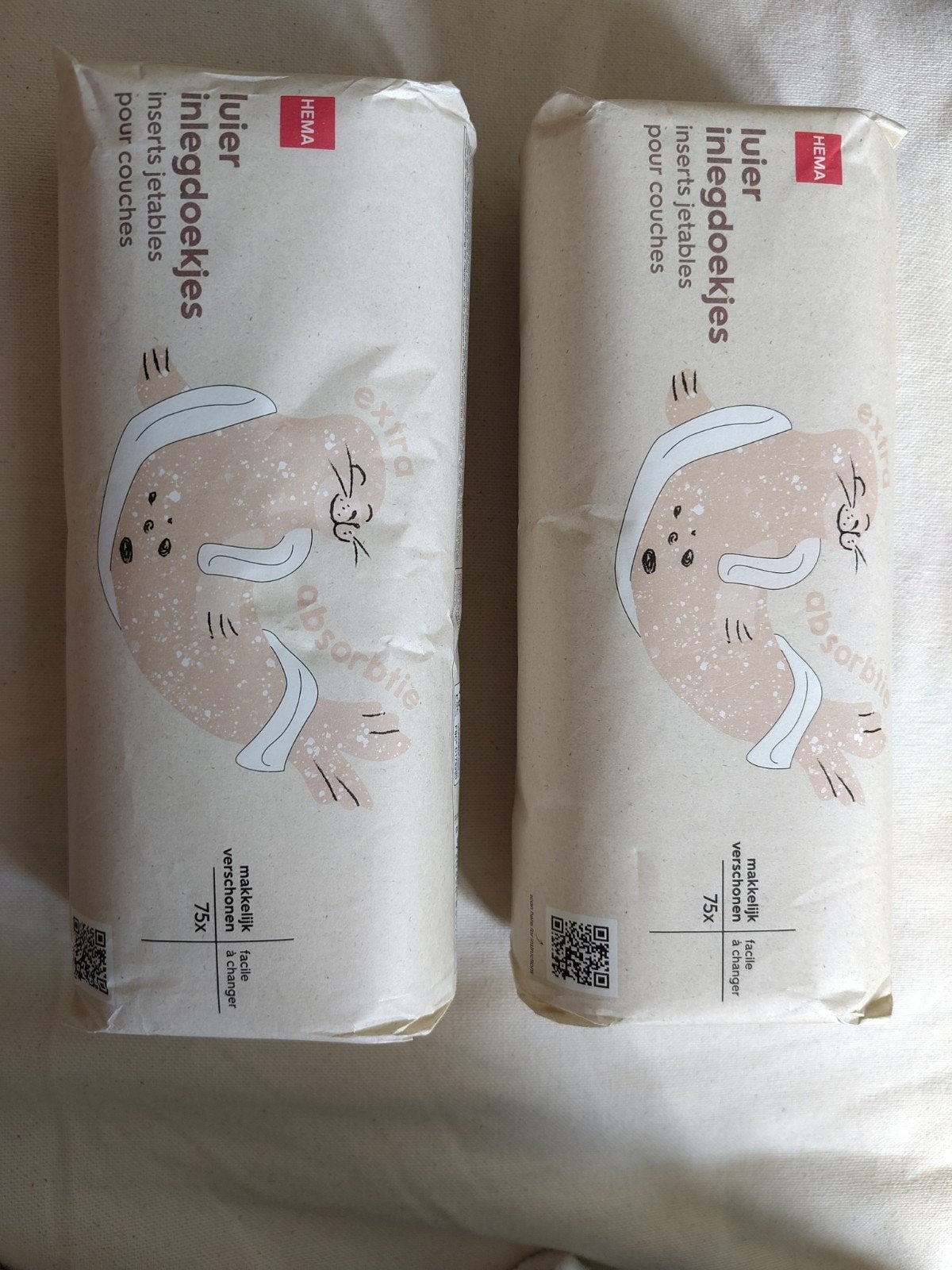 Hema luier inlegdoekjes 2x, Ophalen, Nieuw, Overige typen, Hema