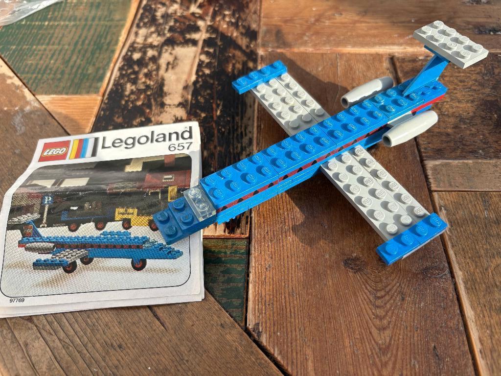 LEGO 657 Executive Jet, Ophalen, Gebruikt, Complete set, Lego
