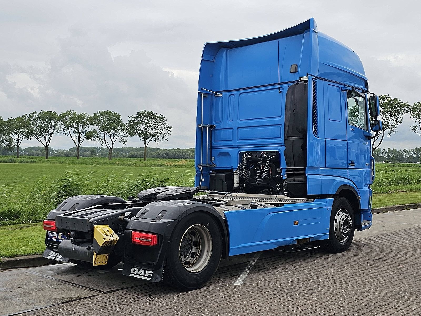 DAF XF 530 ssc intarder 2x tank, Automaat, Blauw, Bedrijf, DAF
