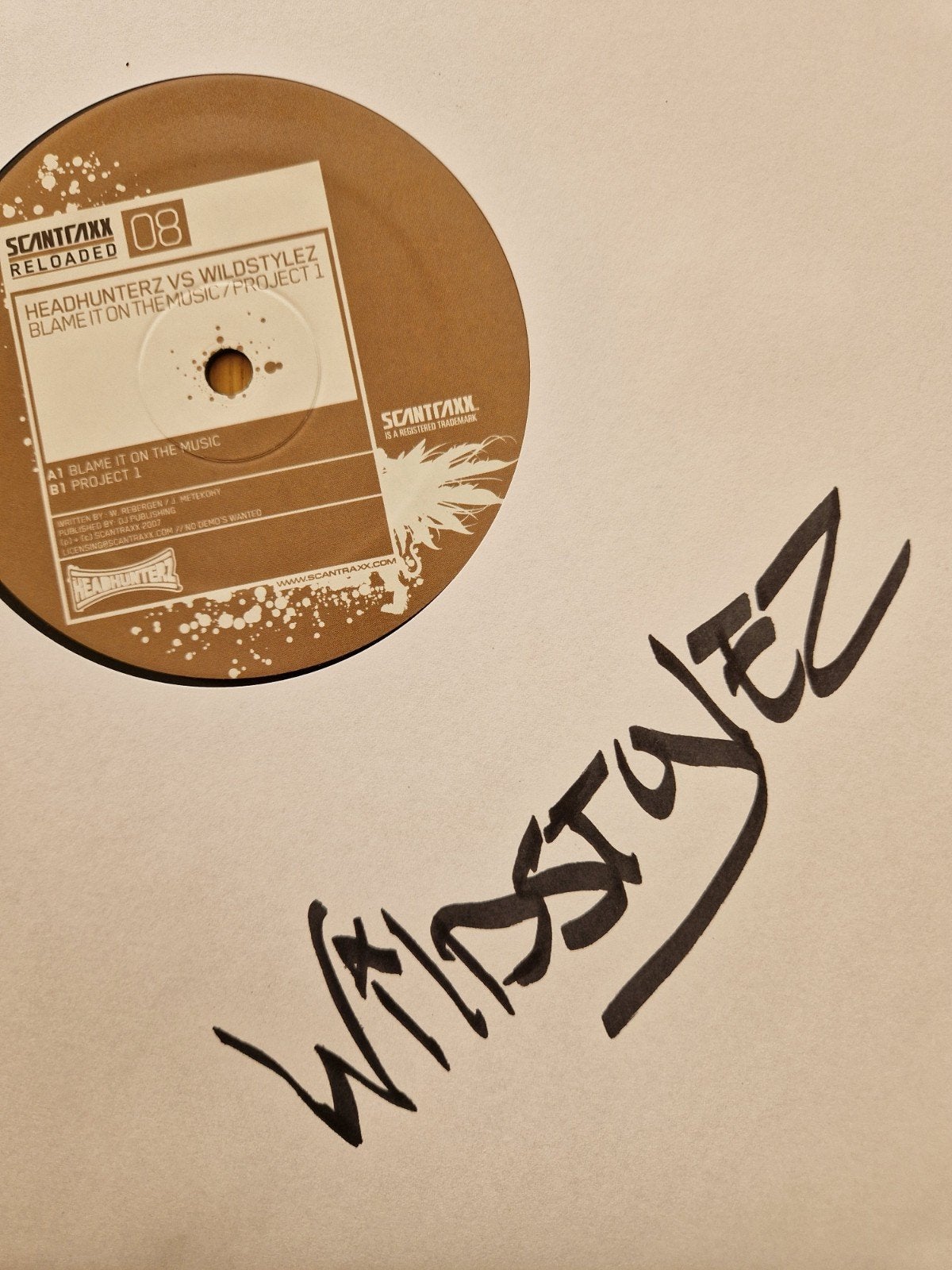 Wildstylez vs Headhunterz LP gesigneerde binnenhoes, Ophalen of Verzenden, Nieuw in verpakking, 12 inch