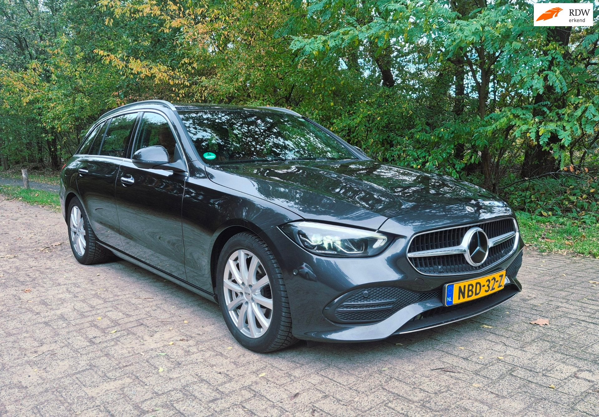 Mercedes-Benz C-klasse Estate 200 d Luxury Line luxe uitvoer, Auto's, Dealer onderhouden, Achterwielaandrijving, Euro 6, 4 cilinders