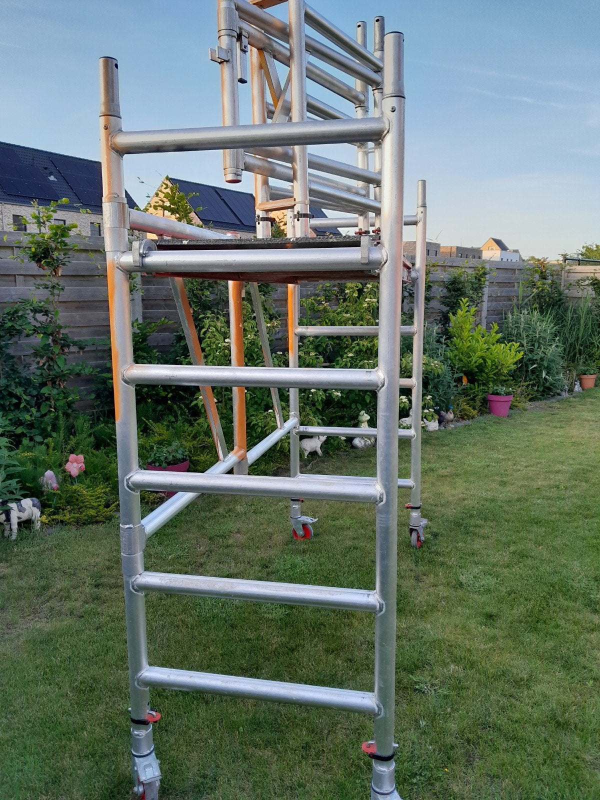 Altrex kamersteiger met opzetstuk serie 5400(geen RS), Doe-het-zelf en Verbouw, Steigers, Ophalen of Verzenden, Rolsteiger of Kamersteiger