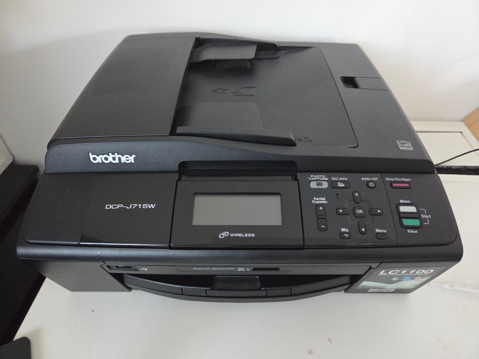 Brother DCP-J715W All-in-one printer met extra inkt, Computers en Software, Ophalen, Gebruikt, Inkjetprinter, All-in-one