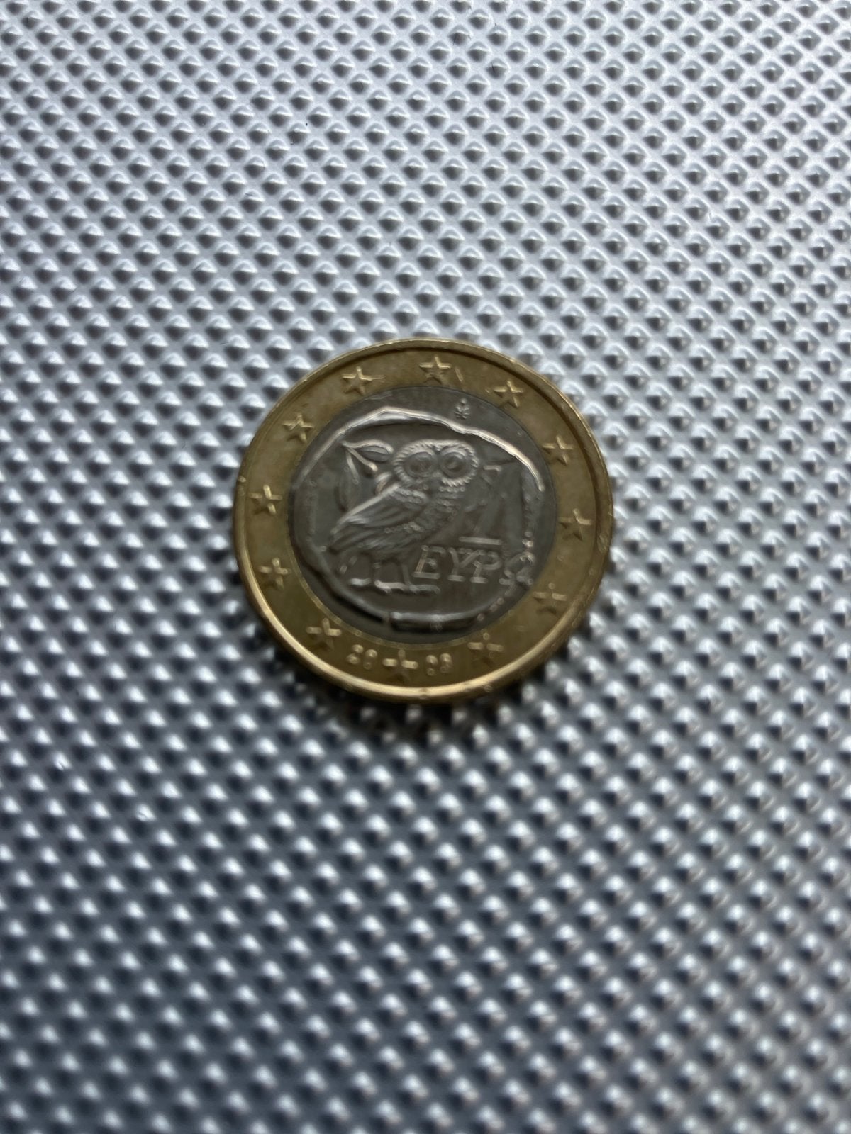 Griekse 1 Euro munt 2003 met uil, Ophalen of Verzenden, Griekenland, 1 euro, Losse munt