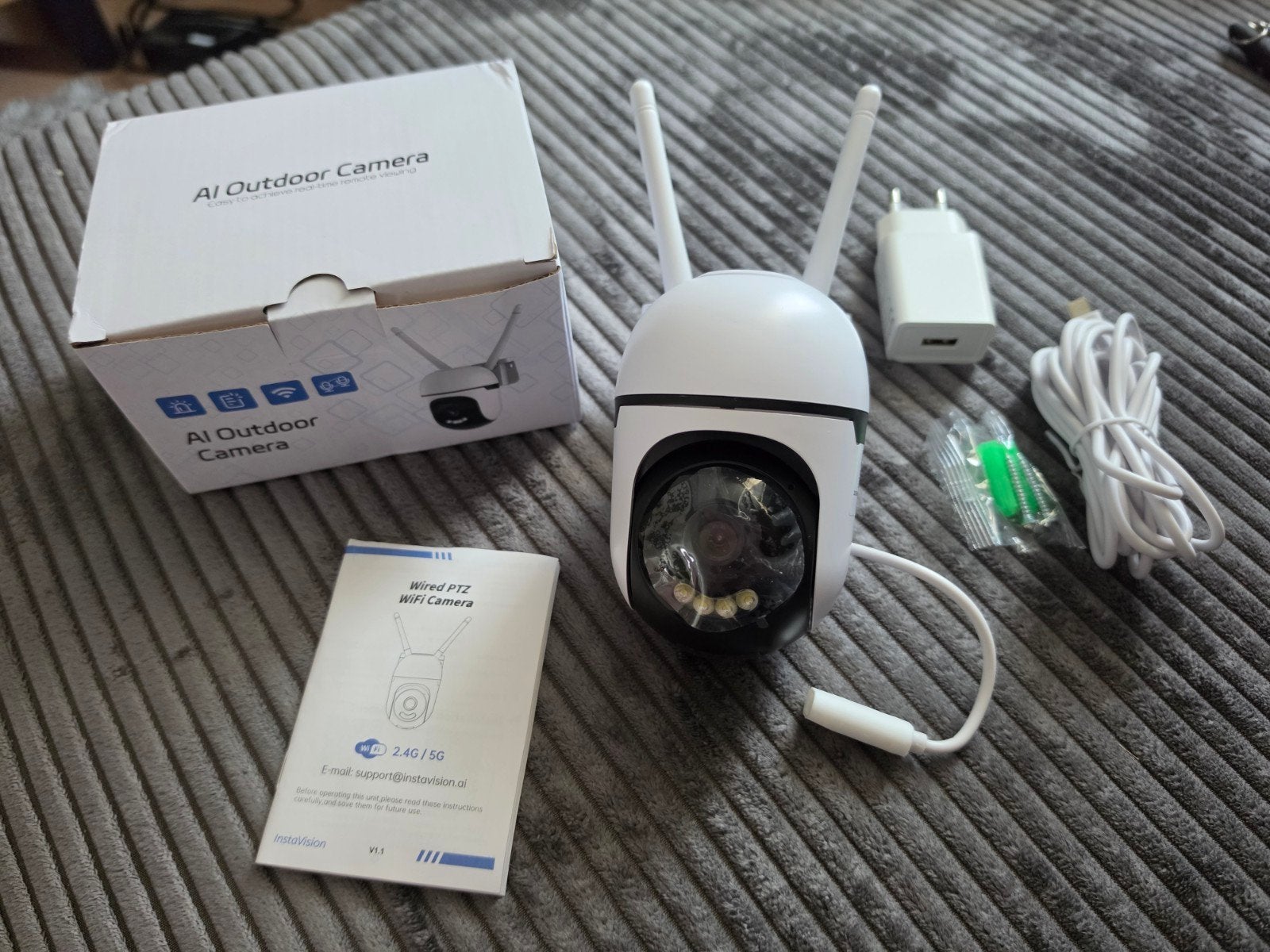 AI Outdoor Camera - Full HD Beveiligingscamera ( nieuw), Ophalen of Verzenden, Nieuw, Buitencamera
