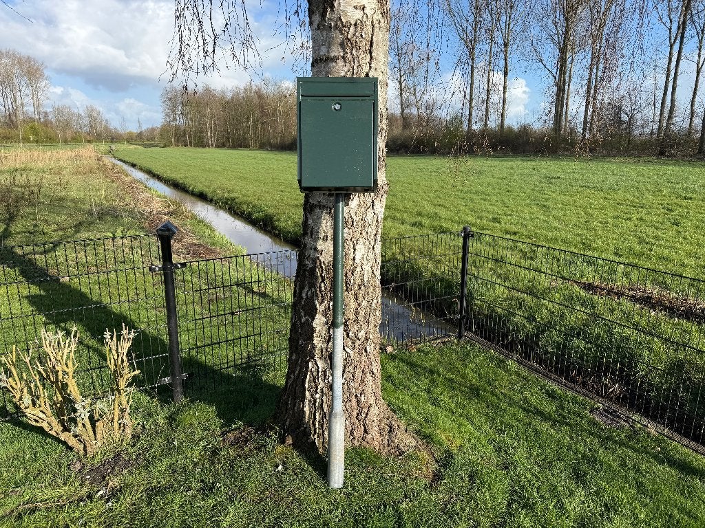 Brievenbus, Tuin en Terras, Brievenbussen, Ophalen, Gebruikt, Staal, Staande brievenbus
