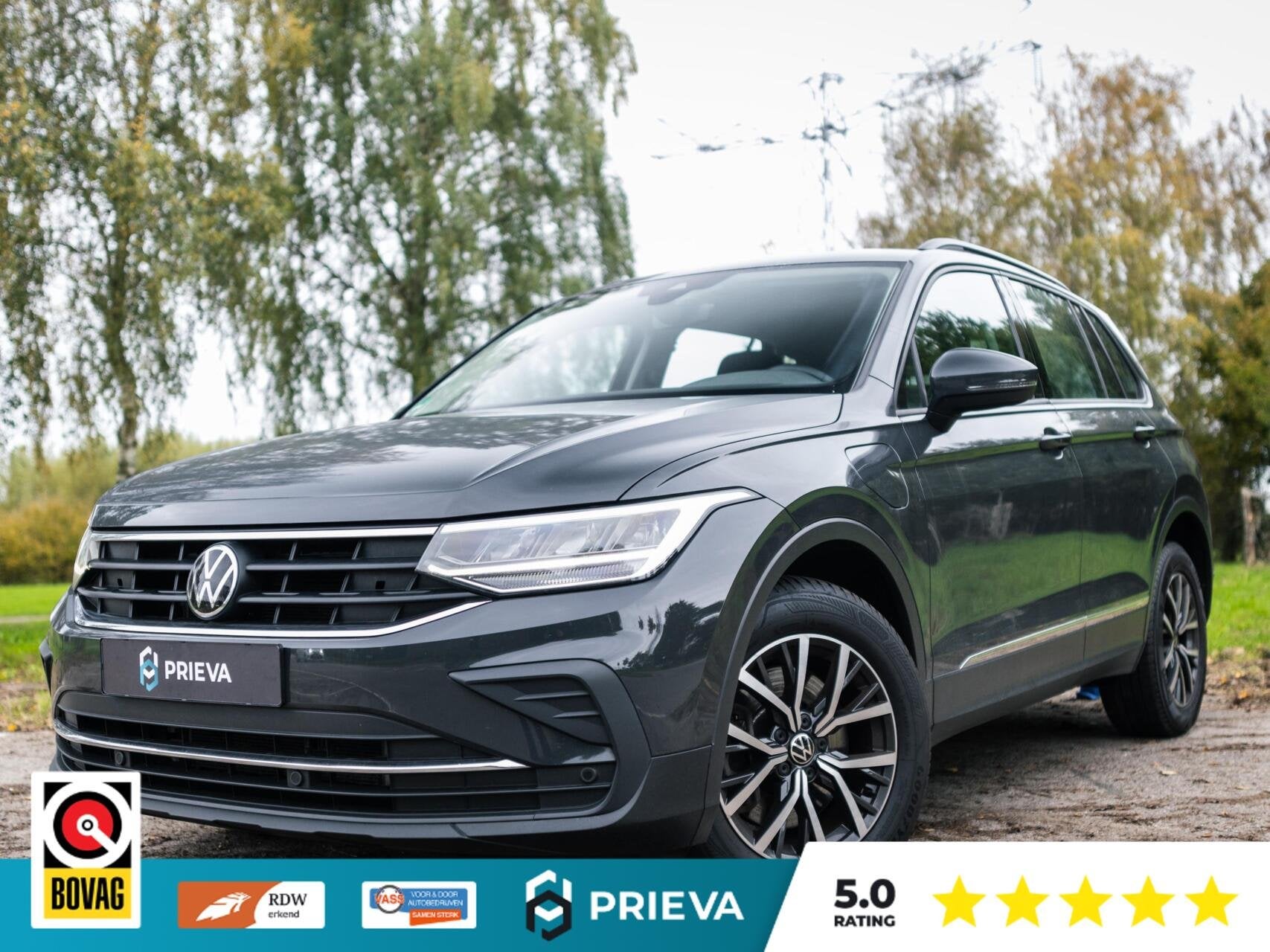 Volkswagen Tiguan 1.4 TSI eHybrid Elegance Business+, Auto's, Zwart, 4 cilinders, Hybride Elektrisch/Benzine, SUV of Terreinwagen