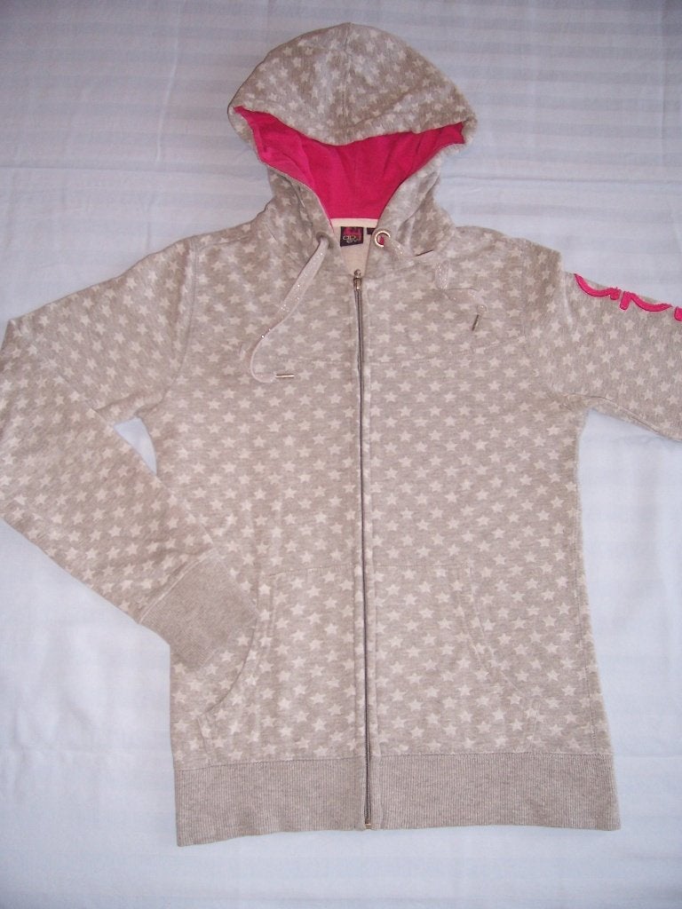 Leuke grijze sweater met ster merk April Evil maat 152/158, Gebruikt, Meisje, Trui of Vest, April evil