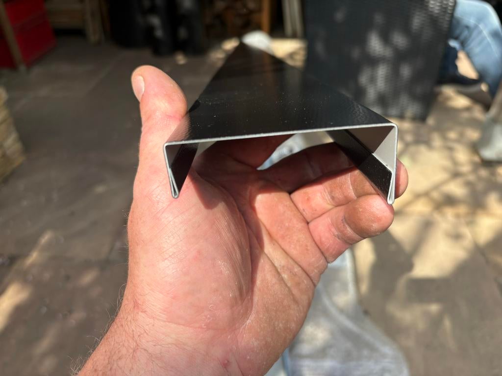 Zetwerk aluminium profiel - Zwart, Ophalen, Nieuw