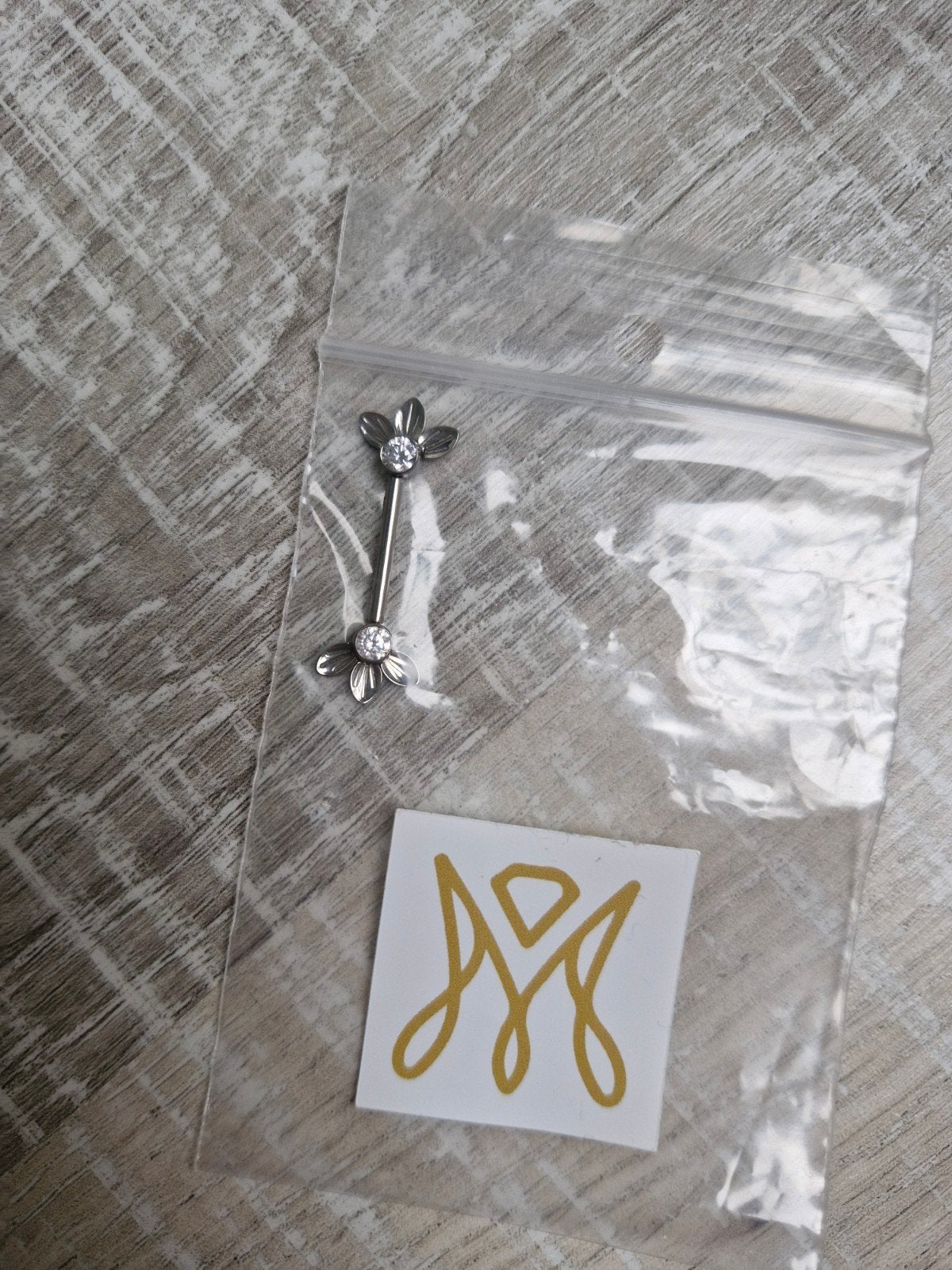 *NIEUW* Tepelpiercing, Staal, Overige typen, Nieuw, Ophalen of Verzenden