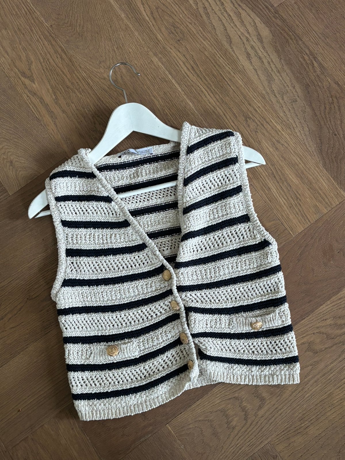 Gilet Zara S, Ophalen of Verzenden, Gedragen, Maat 36 (S), Zonder mouw
